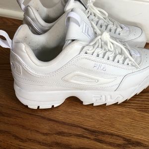 White Fila Sneakers
